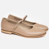 Leather Mary Jane Shoes (clay stone) EU39