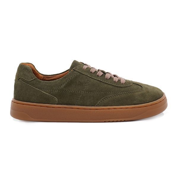 Suede Anatomical Sneakers (verde khaki) EU36