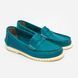 Leather Moccasins (turquoise) EU46